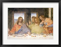 Framed Last Supper, (post restoration) A