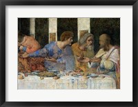 Framed Last Supper, (post restoration) E