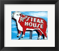 Framed Rod's Steakhouse