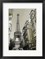 Framed Eiffel Tower Street View #1