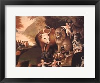 Framed Peaceable Kingdom