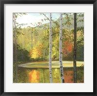 Cooper Lake, Autumn Framed Print