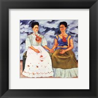 The Two Fridas, 1939 Framed Print