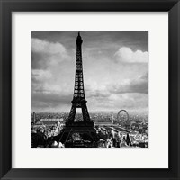 Framed Eiffel Tower, Paris France, 1897