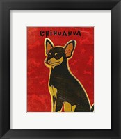 Framed Chihuahua (black and tan)