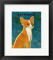 Framed Chihuahua (red)