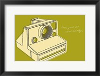 Lunastrella Instant Camera Framed Print