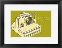Lunastrella Instant Camera Framed Print