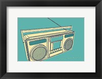 Framed Lunastrella Boombox