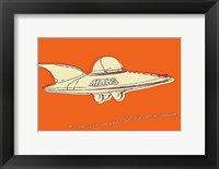Framed Lunastrella Flying Saucer