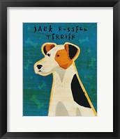 Framed Jack Russell Terrier