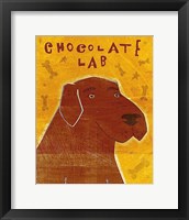 Framed Lab (chocolate)