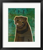 Framed Pug (black)