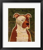 Framed Pit Bull