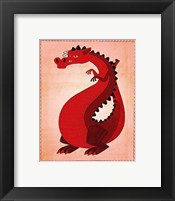 Red Dragon Framed Print