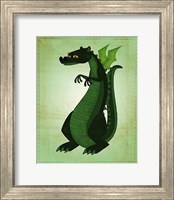 Framed Green Dragon