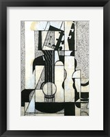 Framed Still Life with Guitar