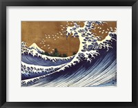 Framed Big Wave (from 100 views of Mt. Fuji)