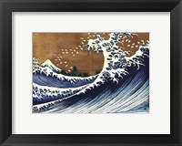 Framed Big Wave (from 100 views of Mt. Fuji)