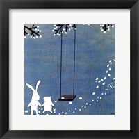 Follow Your Heart- Let's Swing Framed Print