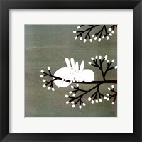 Framed Rabbits on Marshmallow Tree