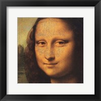 Framed Mona Lisa (detail)