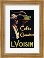 Framed L. Voisin Cafes & Chocolats, 1935
