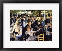 Le Moulin de la Galette 1876 Framed Print