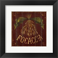 Focaccia Framed Print