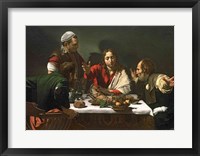 Framed Supper at Emmaus, 1601