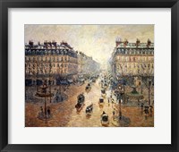 Framed Avenue de L'Opera, Paris, 1898