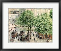 Framed Place du Theatre-Francais, Spring, 1898