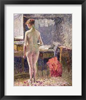 Framed Female Nude seen from the Back, 1895