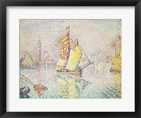 Framed Yellow Sail, Venice, 1904