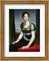 Framed Portrait of Madame Regnault de Saint-Jean d'Angely