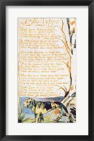 Framed Tyger, from Songs of Innocence