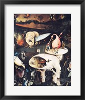 Framed Garden of Earthly Delights: Hell, triptych right
