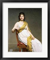 Framed Portrait of Madame Raymond de Verninac
