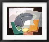 Framed Fruit-dish and carafe, 1927