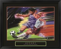 Framed Effort - Soccer