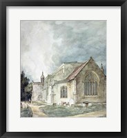 Framed East Bergholt Church, c.1805-11