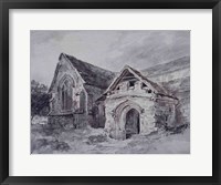 Framed Porch and Transept of a Church