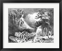 Framed Faust and Mephistopheles at the Witches' Sabbath, from Goethe's Faust, 1828