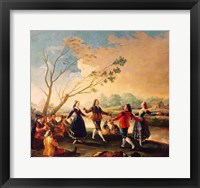 Framed Dance on the Banks of the River Manzanares, 1777