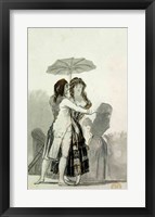 Framed Couple with a Parasol