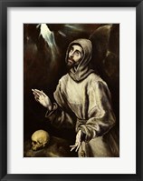 Framed St. Francis of Assisi Receiving the Stigmata