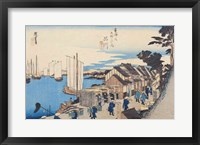 Framed Shinagawa: departure of a Daimyo