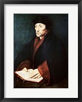 Framed Portrait of Desiderius Erasmus