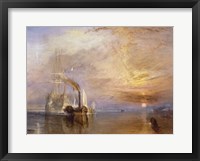 Framed Fighting Temeraire