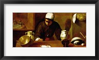 Framed Kitchen Maid with the Supper at Emmaus, c.1618